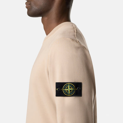 Stone Island Regular-fit crewneck sweatshirt Desert Beige