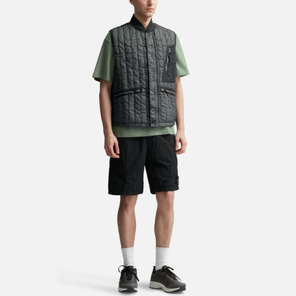 Stone Island Quilted Nylon Stella Vest Dark Green