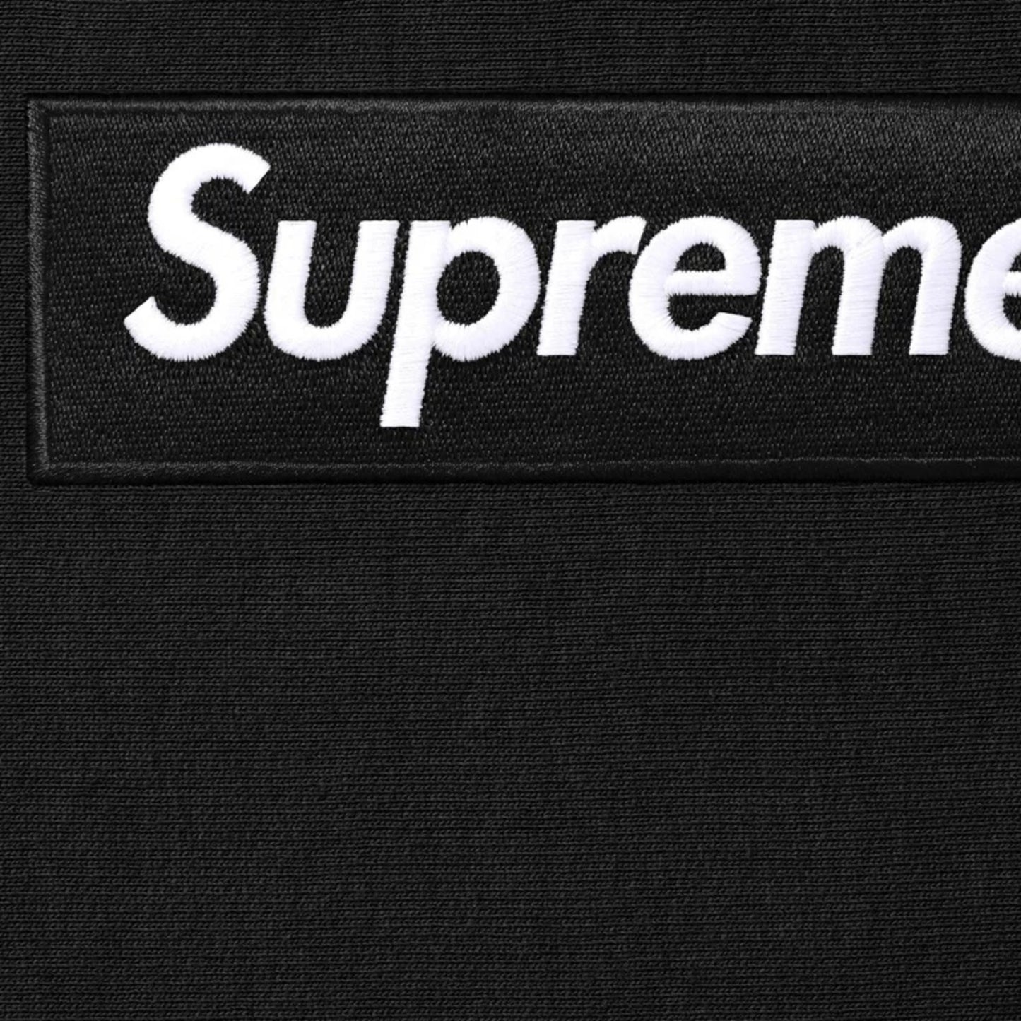 Supreme Box Logo Hooded Sweatshirt Black 025