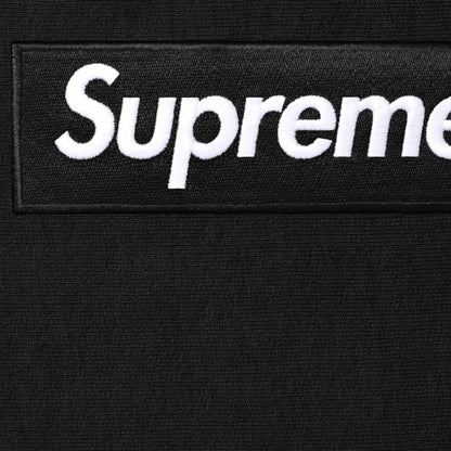 Supreme Box Logo Hooded Sweatshirt Black 025