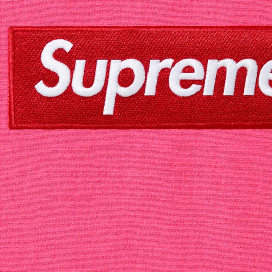 Supreme Box Logo Hooded Sweatshirt Magenta