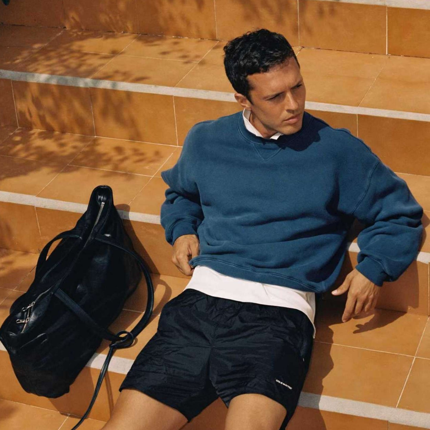 Cole Buxton Danbury Sweatshirt in Navy