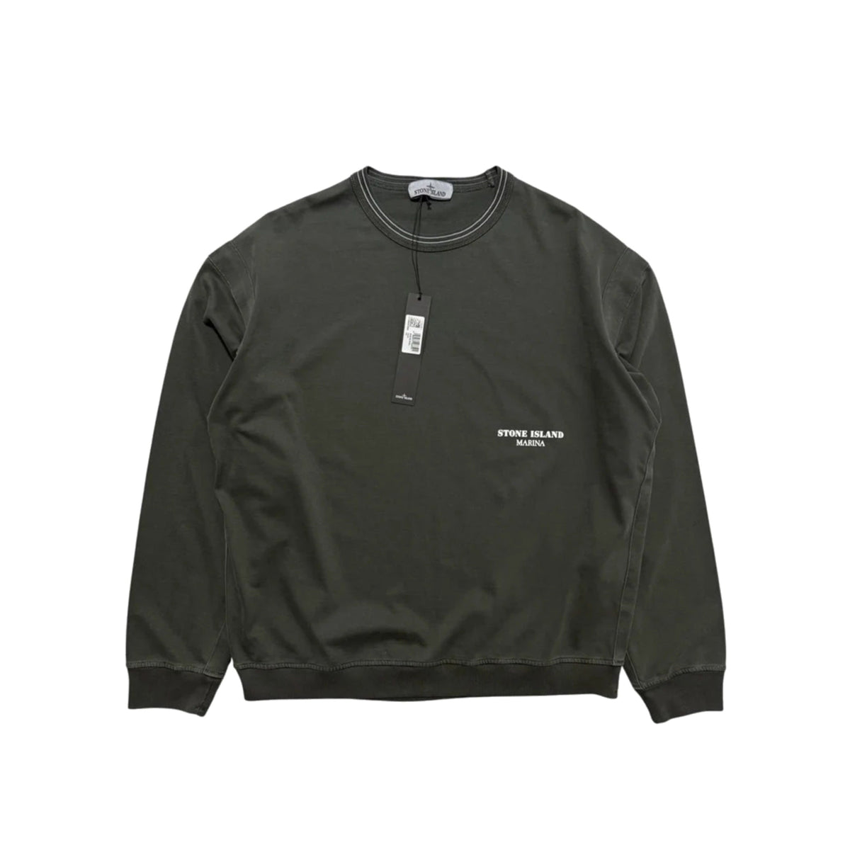 Stone Island Marina Crewneck Sweatshirt Dark green