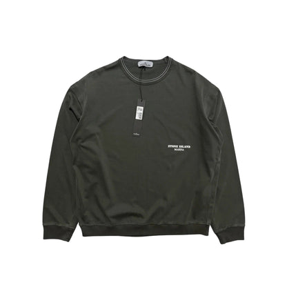 Stone Island Marina Crewneck Sweatshirt Dark green