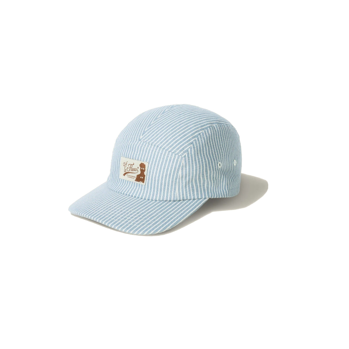Golf Le Fleur Striped Camp Cap Light Blue