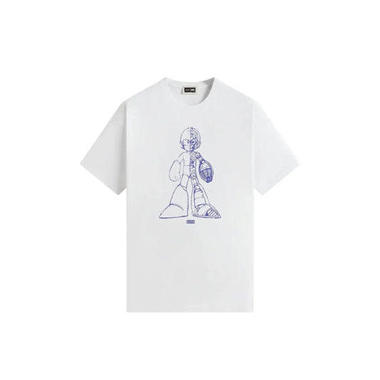 Kith x Capcom Mega Man Sketch Vintage Tee White