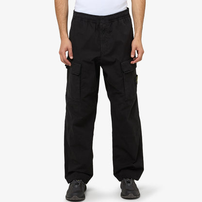 Stone Island Straight Cargo Pants Black