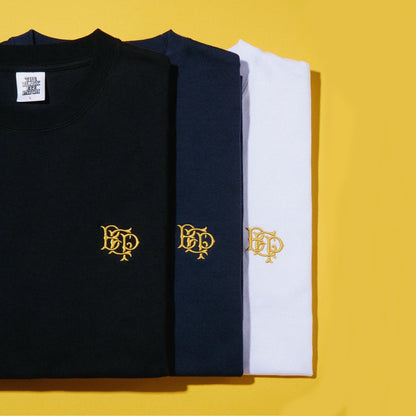 The Black Eye Patch Royal Emblem Embroidered Heavyweight Tee Navy